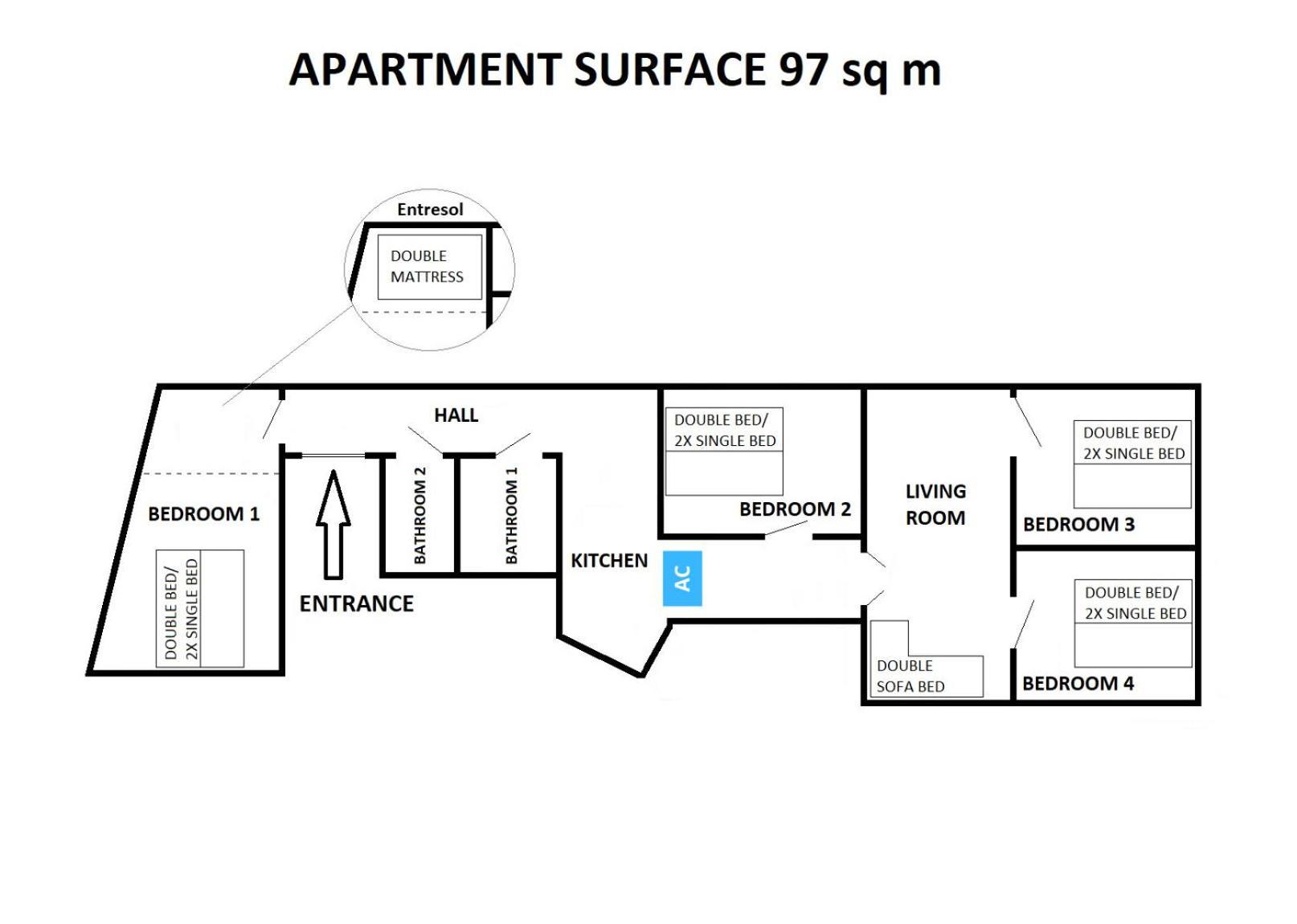 Vintage Apartment Gertrudy Street Краков Экстерьер фото